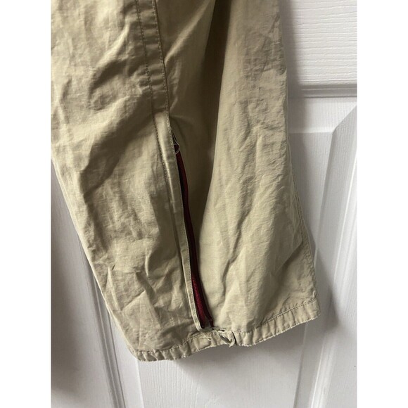 American Eagle Womens AE Flight Pants Size 8 Khaki Quick Dry belted Straight Leg - Picture 5 of 11